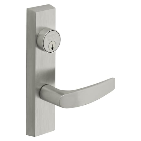 Grade 1 Exit Device Trim, Night Latch, Key Retracts Latch, For Rim And Mortise 8300, 8500, 8800, 89